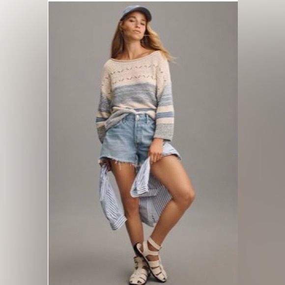 Agolde Pants - AGOLDE Parker Denim Fray Shorts 31
